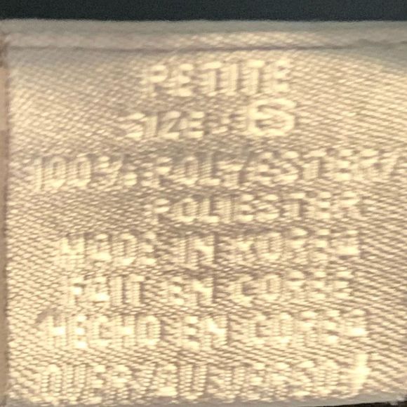 LIZ CLAIBORNE VINTAGE BLACK DRESS | 44” LENGTH | STUNNING  CONDITION | PETITE 6 - Picture 15 of 16